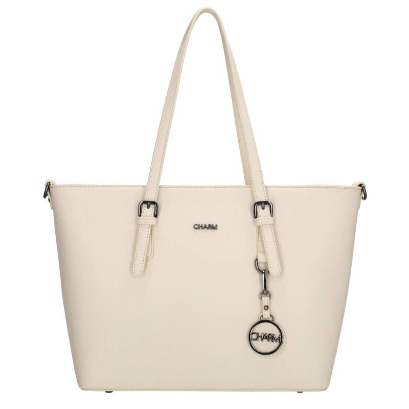 Charm London Birmingham shopper-Cream von Charm London