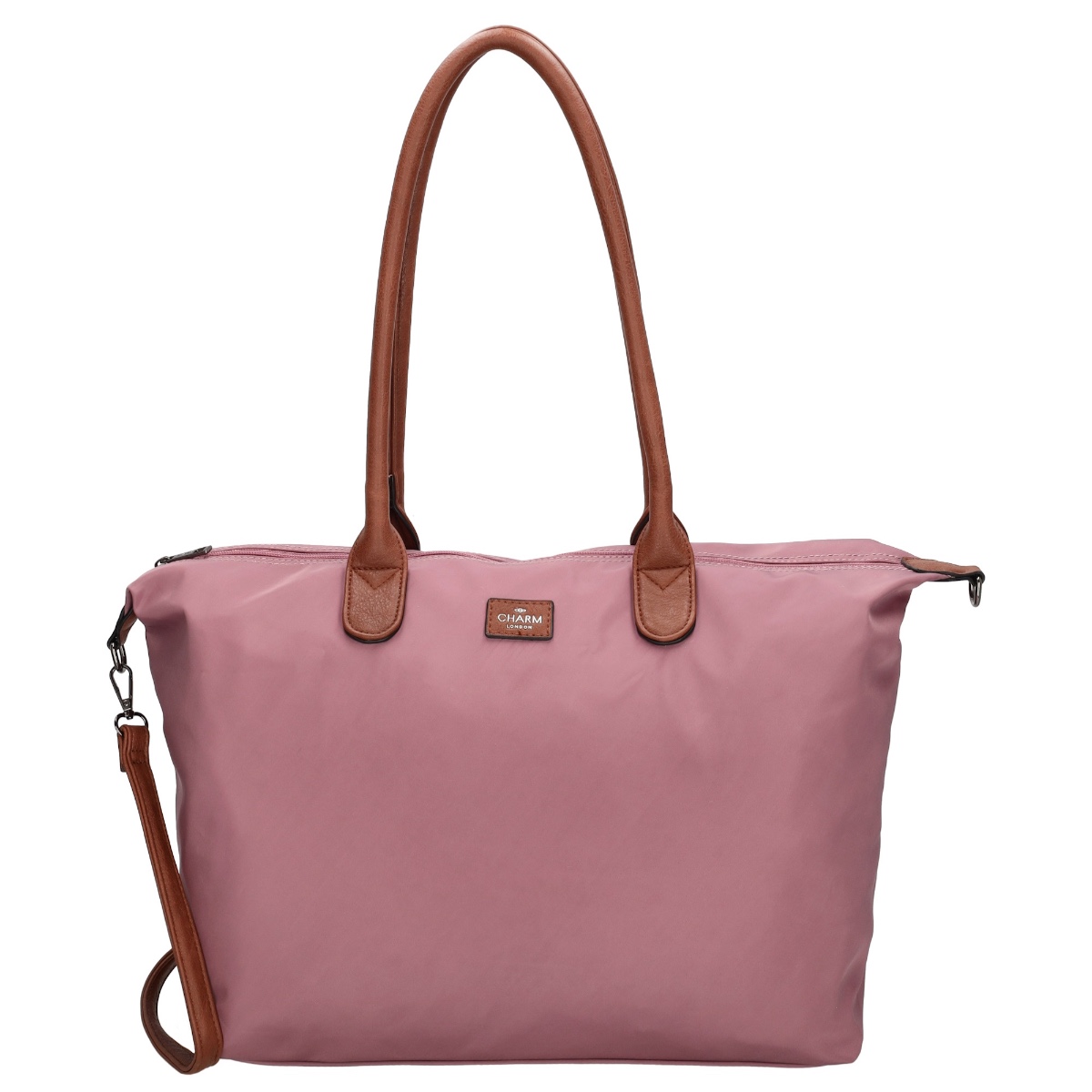 Charm London Buckingham shoulderbag 15,6 inch-light purple von Charm London