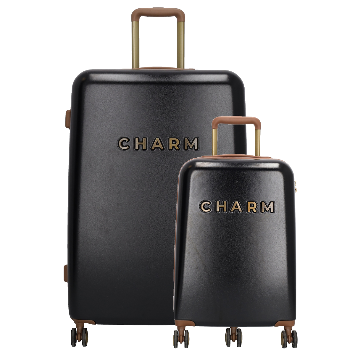 Charm London Capetown Travel Trolley Set-Black von Charm London