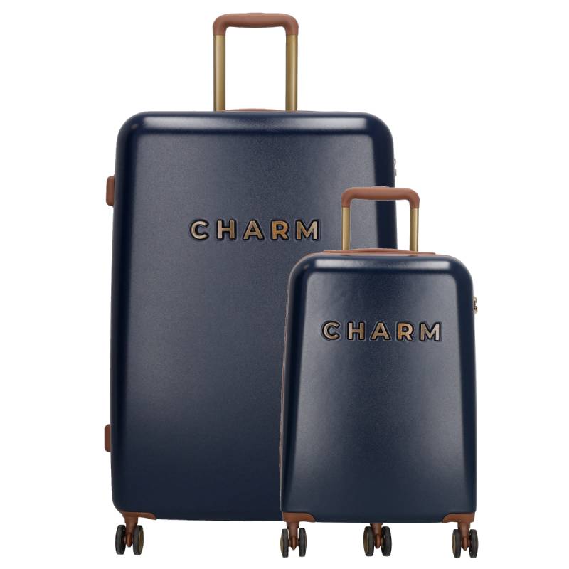 Charm London Capetown Travel Trolley Set-Blue von Charm London