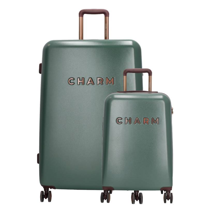 Charm London Capetown Travel Trolley Set-Green von Charm London