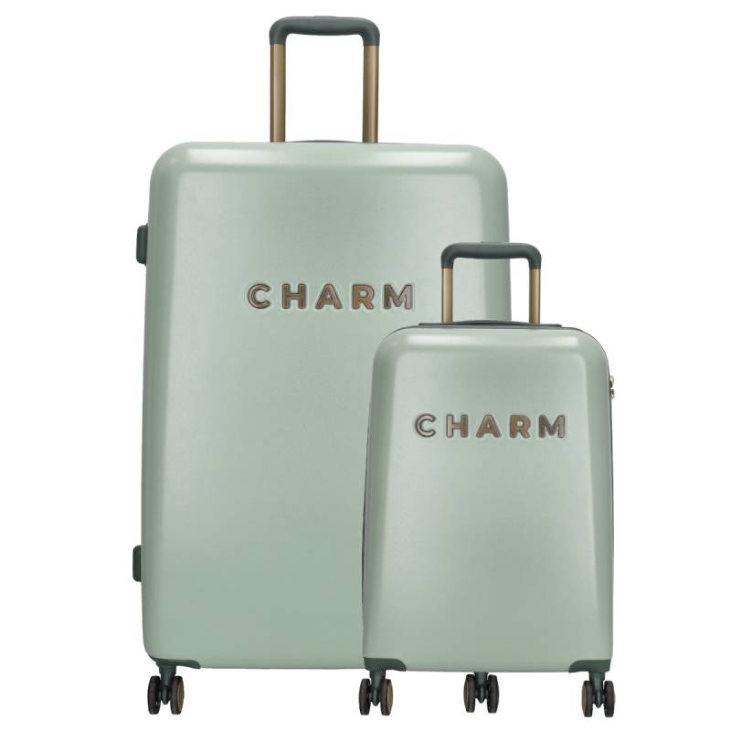 Charm London Capetown Travel Trolley Set-Light Green von Charm London