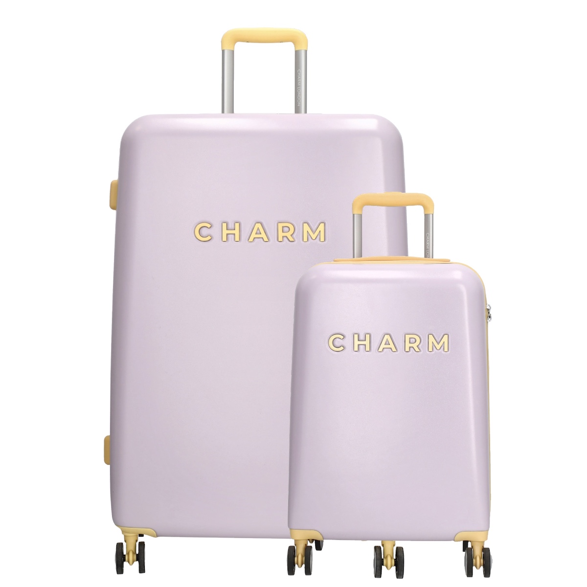 Charm London Capetown Travel Trolley Set-Lila von Charm London
