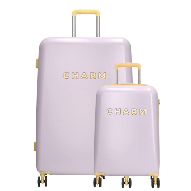 Charm London Capetown Travel Trolley Set-Lila von Charm London