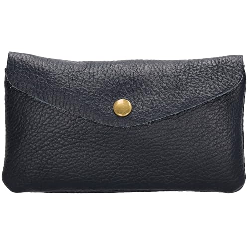 Charm London Elisa Damen Portemonnaie - Kompaktes Design, Echtleder oder Kunstleder, Viele Farben & Prints, Reißverschluss Hauptfach, Abnehmbarer Schultergurt von Charm London