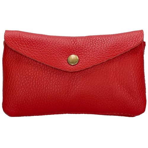 Charm London Elisa Damen Portemonnaie - Kompaktes Design, Echtleder oder Kunstleder, Viele Farben & Prints, Reißverschluss Hauptfach, Abnehmbarer Schultergurt von Charm London