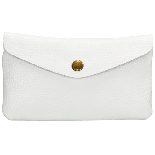 Charm London Elisa Damen Portemonnaie - Kompaktes Design, Echtleder oder Kunstleder, Viele Farben & Prints, Reißverschluss Hauptfach, Abnehmbarer Schultergurt von Charm London