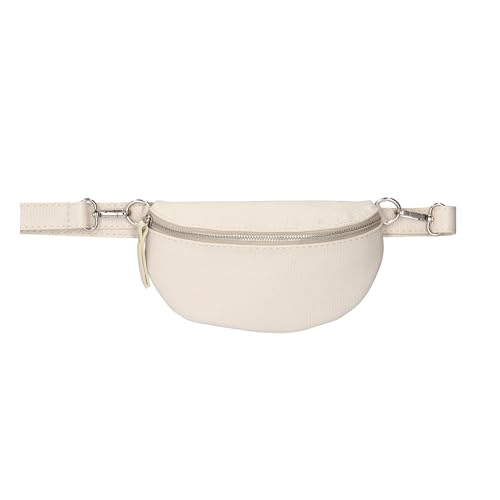 Charm London Hüfttasche Damen Modisch Echtleder Verstellbarer Gurt Reißverschluss Tasche Festival Party Vintage Design Mehrere Farben von Charm London
