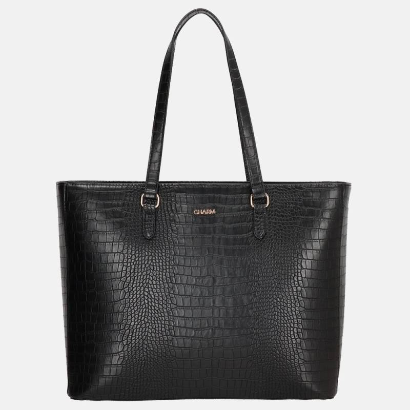 Charm London Midwood Shopper 15,6"-Black von Charm London