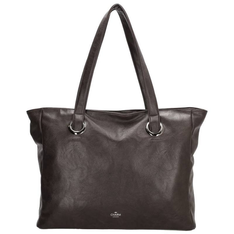 Charm london liberty laptoptas 17,3 inch-Dark Brown von Charm London