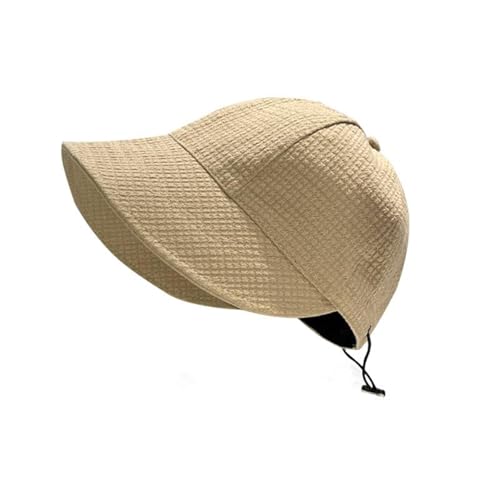 CharmBurst Faltbarer Sonnenhut Mit UV-Schutz 50, Weitkrempiger Sommer Strohhut, Leichte Sommermütze, Für Strand Und Outdoor Aktivitäten, Sonnenschutz(Khakifarbe) von CharmBurst
