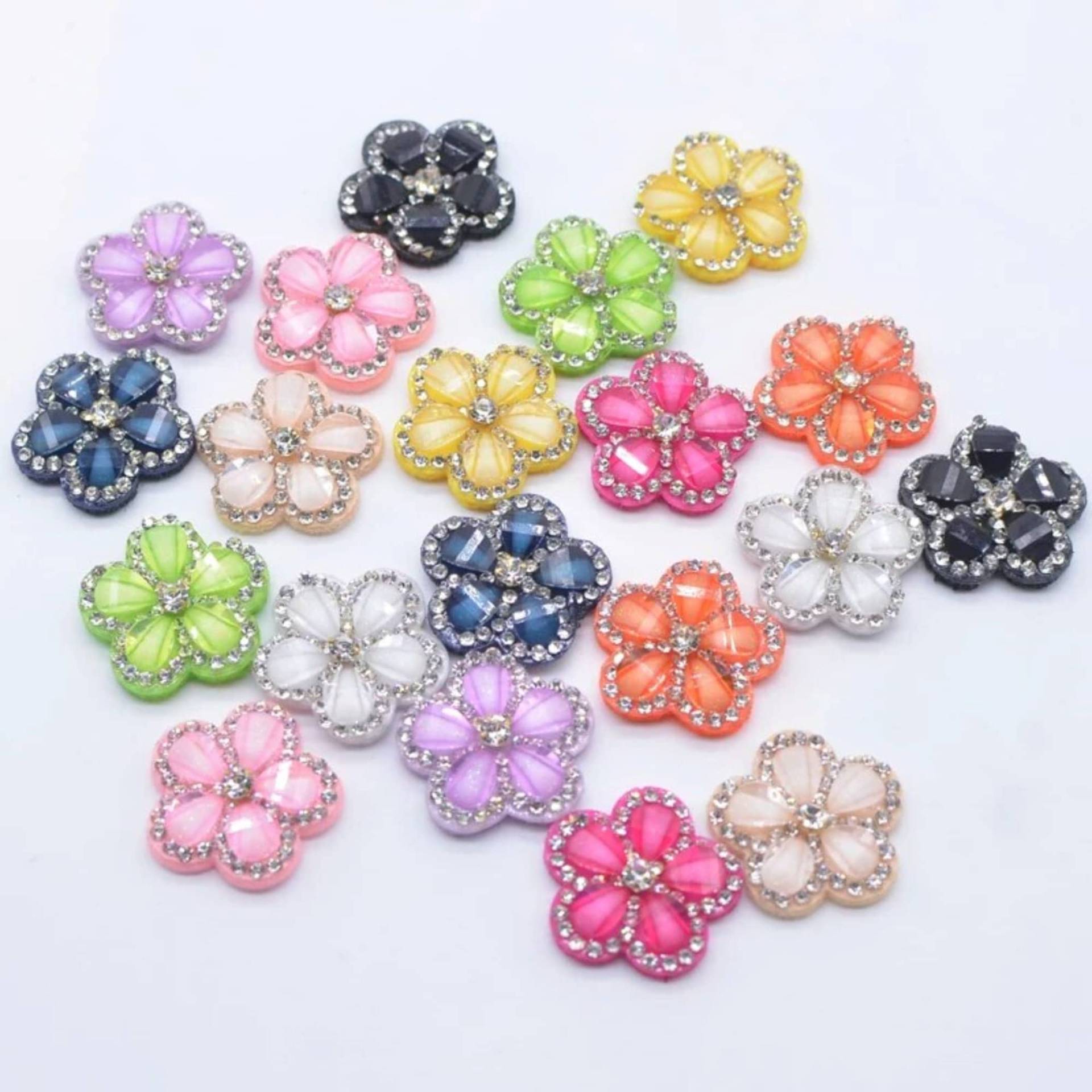 10 Stück Blume Patches Applikation Für Kleidung Hut Schuhe Haarspange Bogen Dekoration 10 Stück Blume Patches Applikation Für Kleidung Hut Schuhe Haarspange Bogen Dekoration von CharmCraftStore
