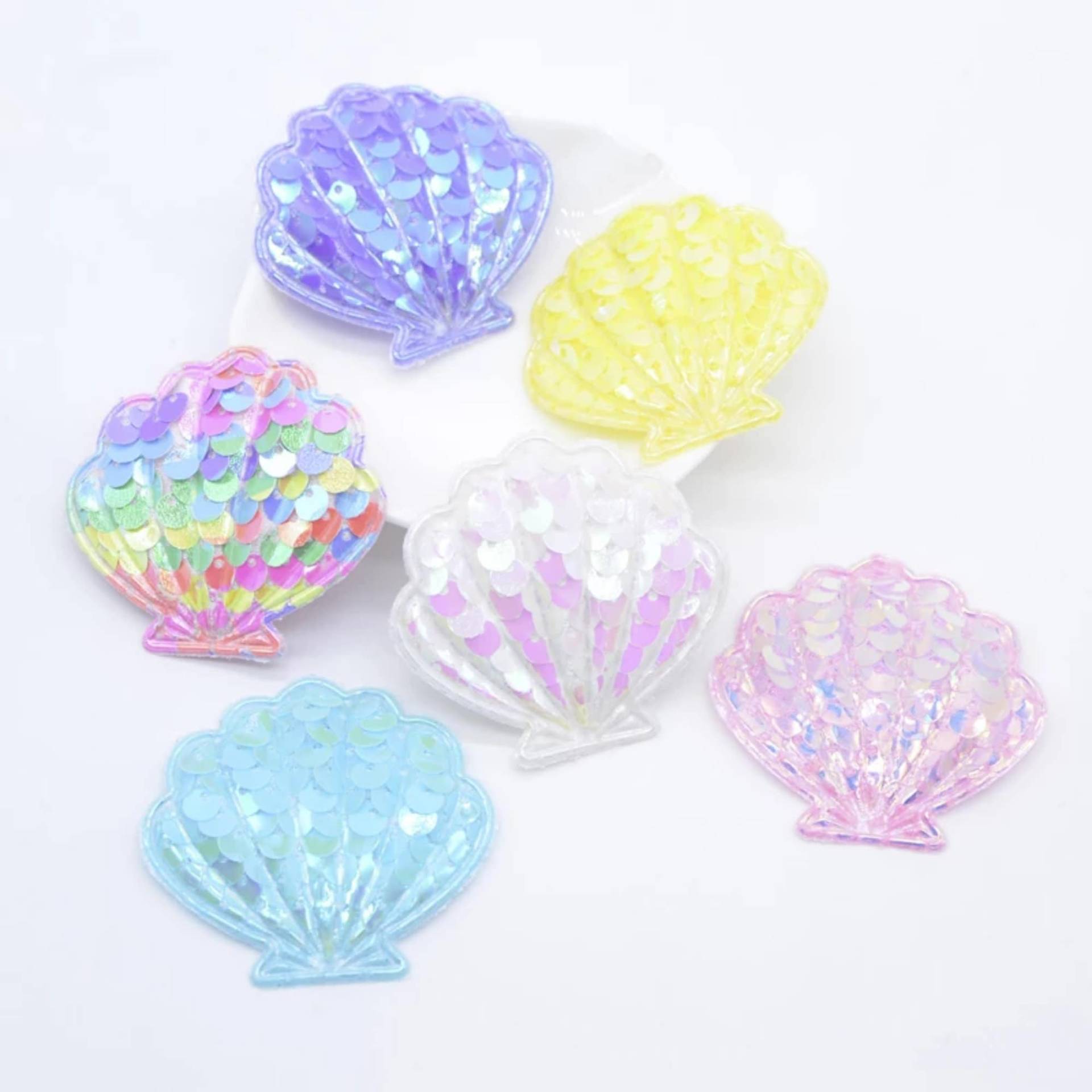 12 Stück Pailletten Shell Applikationen Patches Für Kleidung Hut Nähzubehör 12 Stück Pailletten Shell Applikationen Patches Für Kleidung Hut Nähzubehör von CharmCraftStore