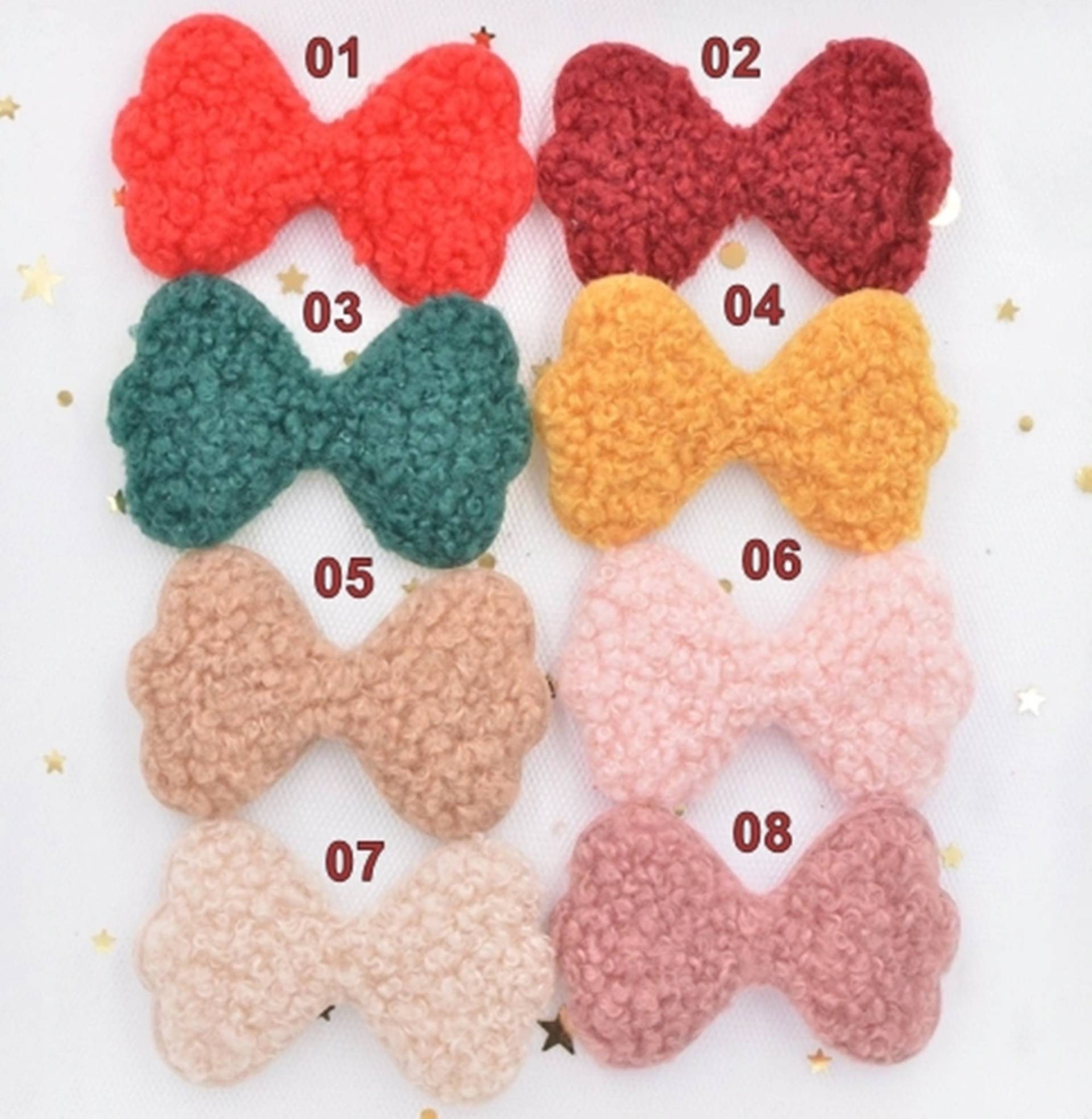 8stk Bow Patch Applikation Für Haarspange Kopfschmuck Dekoration 8stk Bow Patch Applikation Für Haarspange Kopfschmuck Dekoration von CharmCraftStore