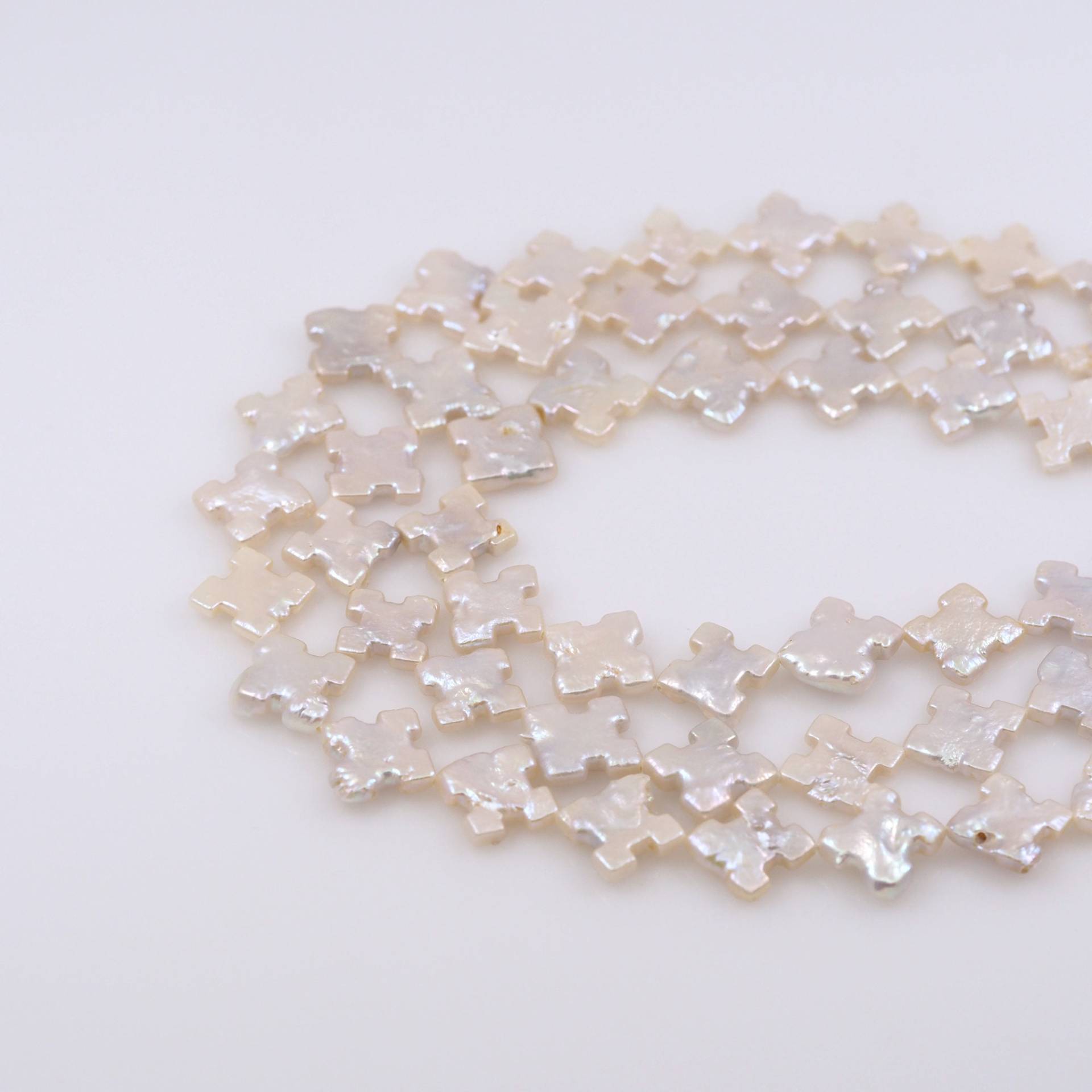 1Stk, Kreuz Perle, Naturweiße Süßwasserperle, Echte Aaa High Quality 15x14.5x4.5 Mm, Länge 35 cm 25 Stk 1Stk, Kreuz Perle, Naturweiße Süßwasserperle, Echte Aaa High Quality 15x14.5x4.5 Mm, Länge 35 cm 25 Stk von CharmFeeling