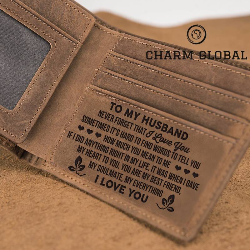 Brieftasche Aus Leder Mit Gravur Für Männer Und Frauen W01 Brieftasche Aus Leder Mit Gravur Für Männer Und Frauen W01 von CharmGlobal
