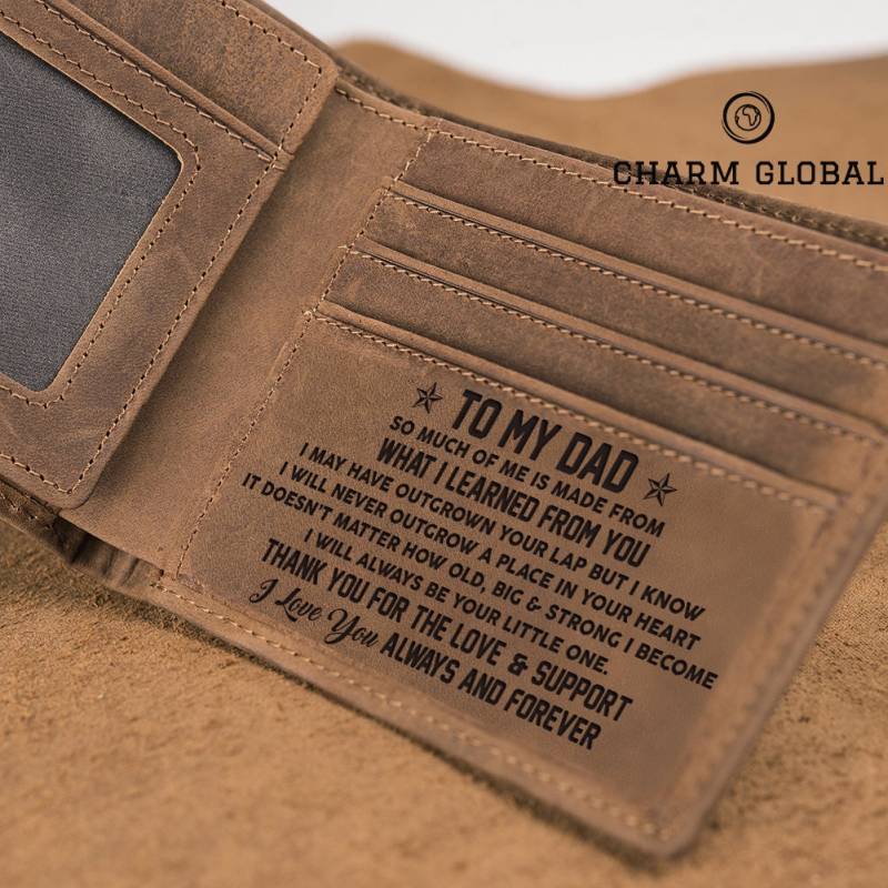 Personalisierte Brieftasche Für Papa-Geldbörse-Herren-Geldbörse-Leder-Geldbörsen Männer-Gravierte Papa-Weihnachtsgeschenke-Geschenke Papa Out Personalisierte Brieftasche Für Papa-Geldbörse-Herren-Geldbörse-Leder-Geldbörsen Männer-Gravierte Papa-Weihnachtsgeschenke-Geschenke Papa Out von CharmGlobal