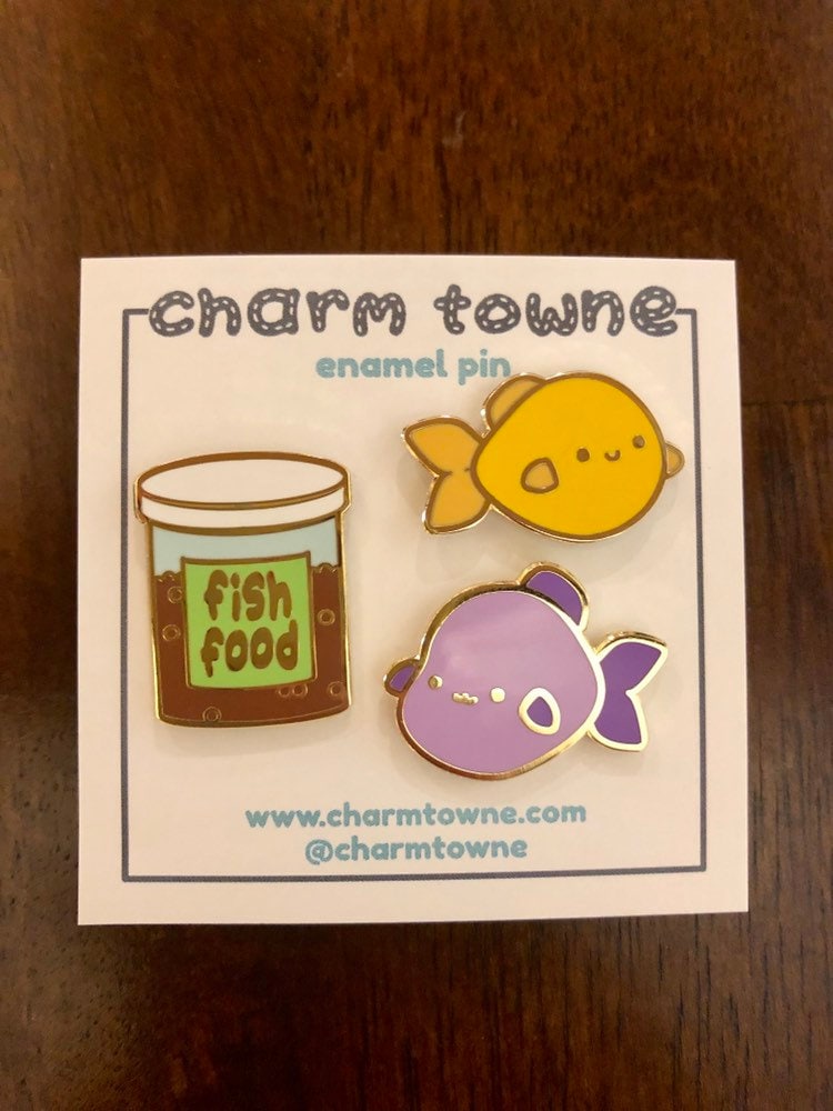 Fisch-Tank-Enamel-Pins Fisch-Tank-Enamel-Pins von CharmTowne