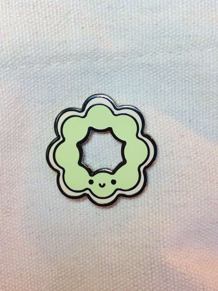Mochi Donut Enamel Pin Mochi Donut Enamel Pin von CharmTowne