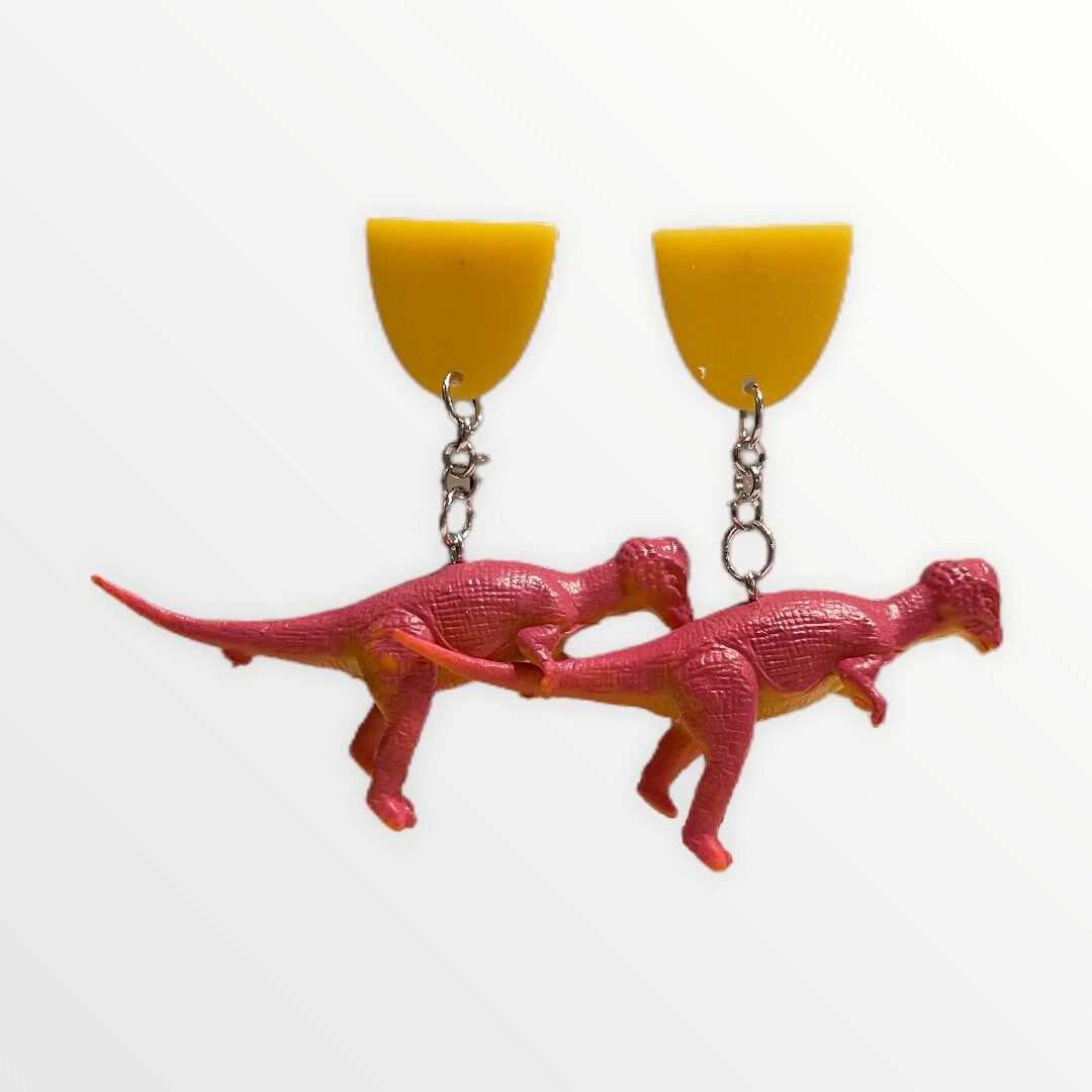 Pacycephalosaurus Charme Ohrringe, Dinosaurier Gelbe Beiträge Pacycephalosaurus Charme Ohrringe, Dinosaurier Gelbe Beiträge von CharmWillTearUsApart