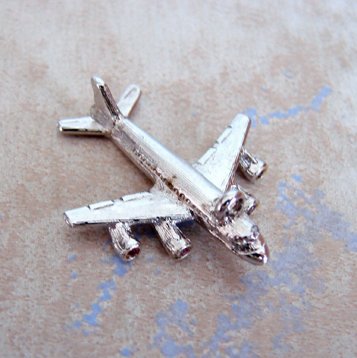 Silvertone Flugzeug Reisen Reise Jet Anhänger Silvertone Flugzeug Reisen Reise Jet Anhänger von Charmcrazey