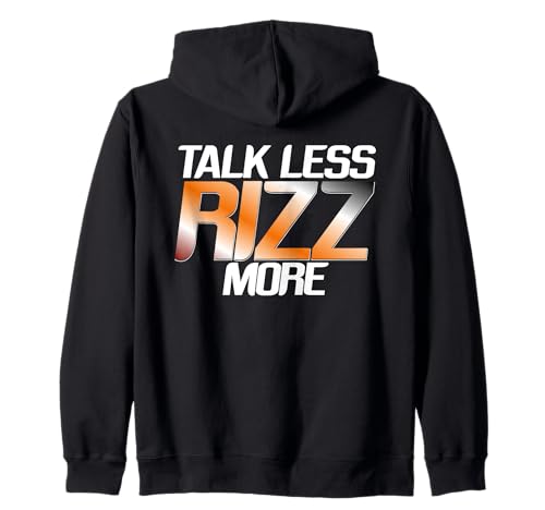 Talk Less Rizz More Viral Slang Meme Slang 90s Teens Kinder Kapuzenjacke Talk Less Rizz More Viral Slang Meme Slang 90s Teens Kinder Kapuzenjacke von Charme Fähigkeiten Selbstvertrauen Humor Alpha