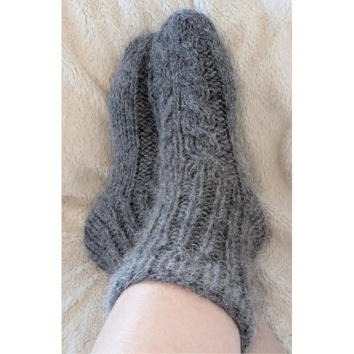 Knitted Angora Socks, Slippers Rabbit House Socks Fuzzy, Fluffy, Warm, Super Soft, Gift von CharmeStrickmode