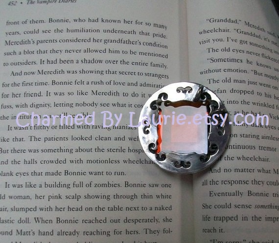 Bernstein Kristall Heirloom Silber Anhänger-Pre Order Sale Bernstein Kristall Heirloom Silber Anhänger-Pre Order Sale von CharmedByLaurie