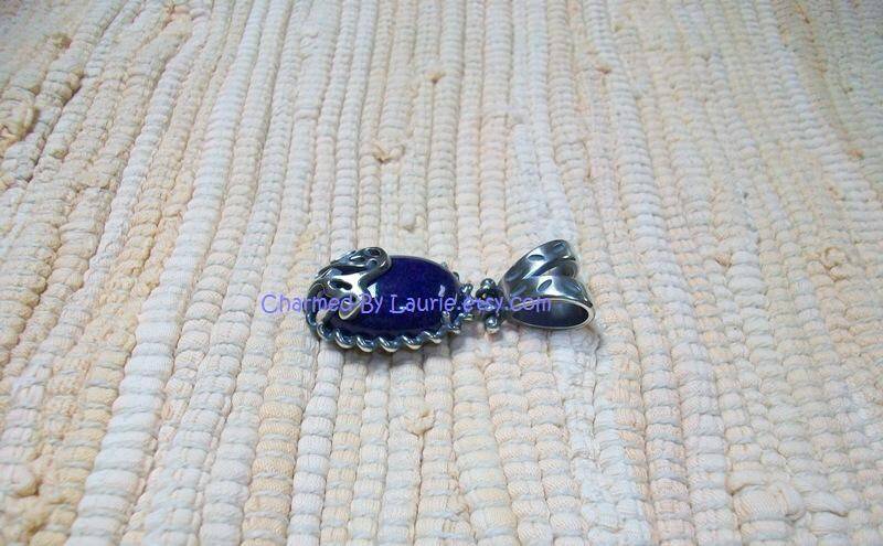 Große Katherine Sterling Silber Lapis Anhänger - Pre Order Große Katherine Sterling Silber Lapis Anhänger - Pre Order von CharmedByLaurie