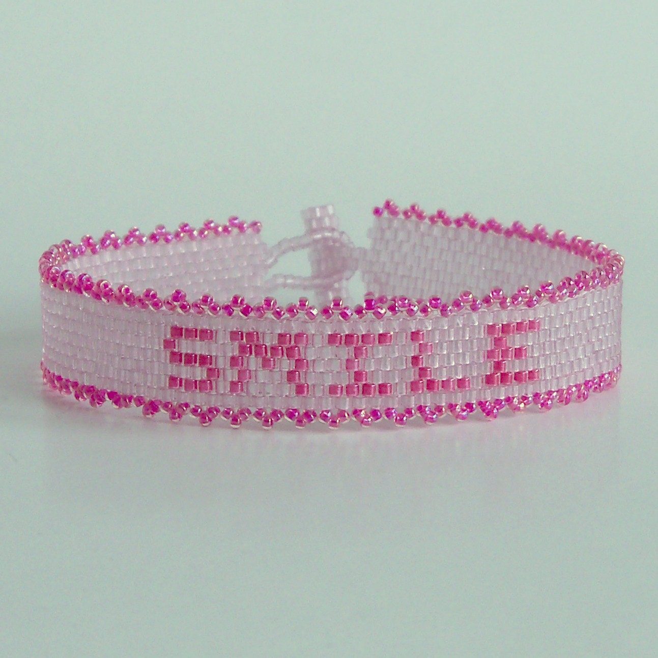 Personalisiertes Armband - Name, Wort, Zitat Custom Colors Personalisiertes Armband - Name, Wort, Zitat Custom Colors von CharmedGifts