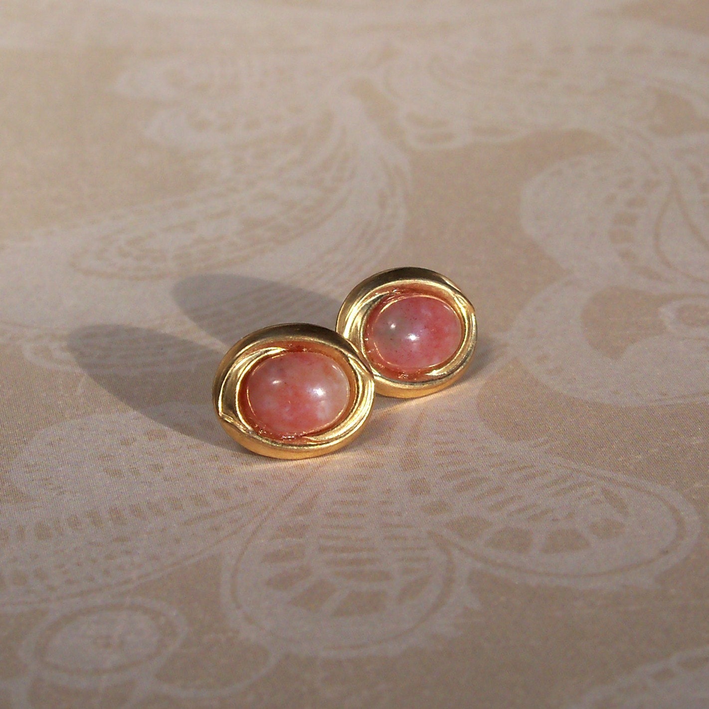 Post Ohrringe - Gold Gefüllt Mit Ausgefallenen Jasper Cabochons Post Ohrringe - Gold Gefüllt Mit Ausgefallenen Jasper Cabochons von CharmedGifts