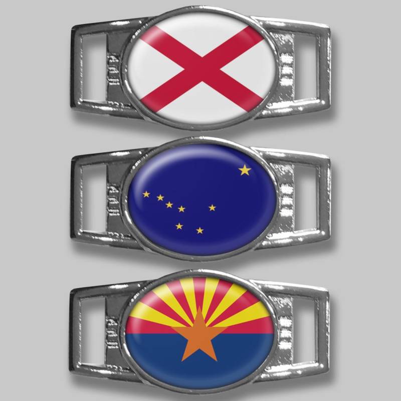 Us State Flag Collection Runner Schuhkette Running Charm Gifts For Runners von CharmedRunning