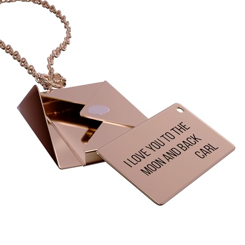 Charmify Personalisierbarer Halskettenanhänger in Umschlagform, One size, Sterling Silber, Kein Edelstein Charmify Personalisierbarer Halskettenanhänger in Umschlagform, One size, Sterling Silber, Kein Edelstein von Charmify