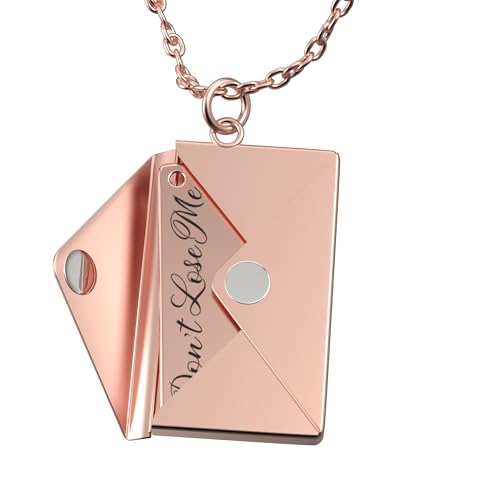Charmify Personalisierbarer Halskettenanhänger in Umschlagform, One size, Sterling Silber, Kein Edelstein Charmify Personalisierbarer Halskettenanhänger in Umschlagform, One size, Sterling Silber, Kein Edelstein von Charmify