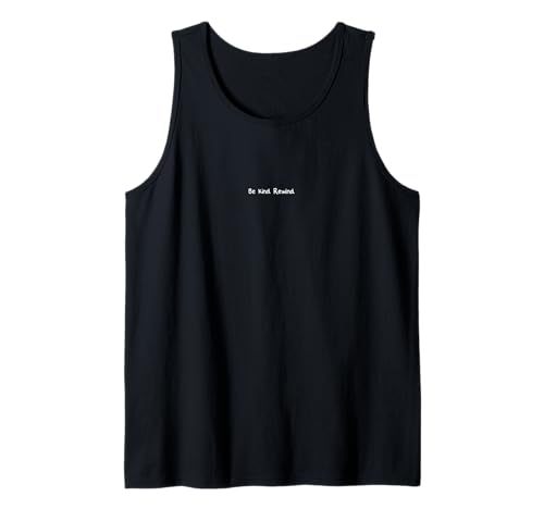 Be kind rewind minimalistisches retro freundlichkeit zitat für frauen Tank Top von Charming Rebels Co.