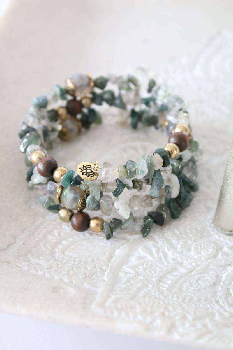 Sage Wickelarmband Sage Wickelarmband von CharmingBugBoutique