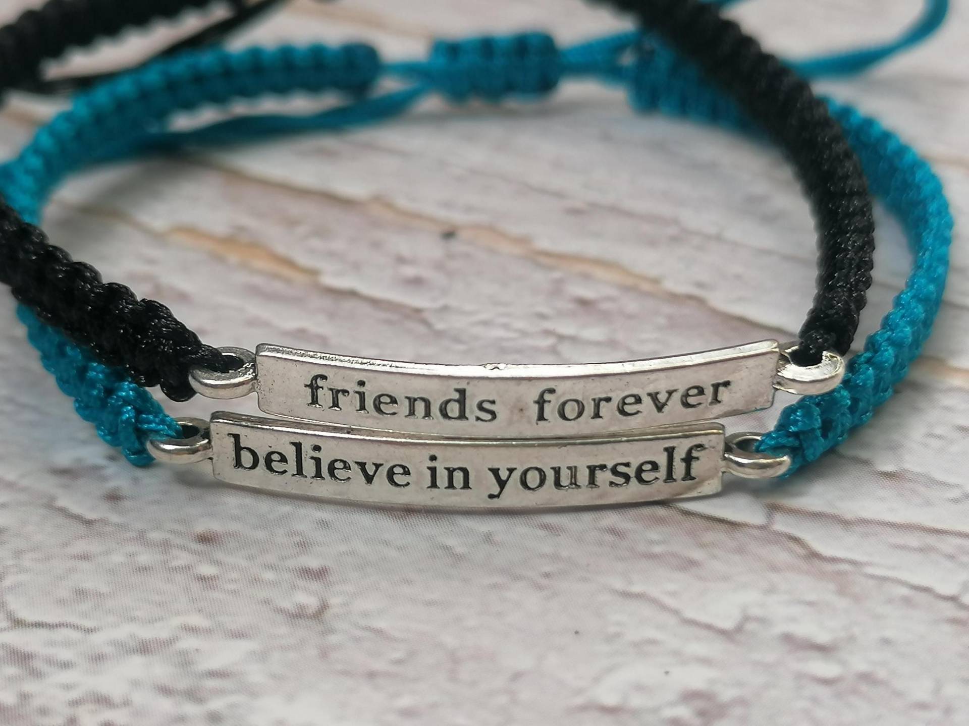 34 Farben, Friends Forever - Believe in Yourself Armband, Best Friend Geschenk, Positivity Affirmation Armband 34 Farben, Friends Forever - Believe in Yourself Armband, Best Friend Geschenk, Positivity Affirmation Armband von CharmingDesignCrafts