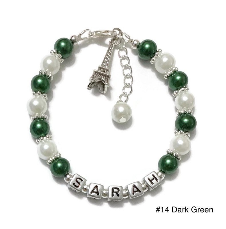 Eiffelturm Armband-Personalisierte Reise Armband-Paris Thema Party Favor Armband-Charm Armband Für Kinder/Mädchen/Teenager/Frauen-Paris Schmuck von CharmingDivaBoutique