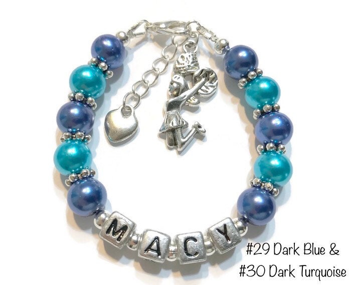 Personalisierte Cheerleader Charm Armband-Cheerleading Armbänder-Sport Team Geschenk-Cheer-Cheer Mom-Cheer Coach von CharmingDivaBoutique