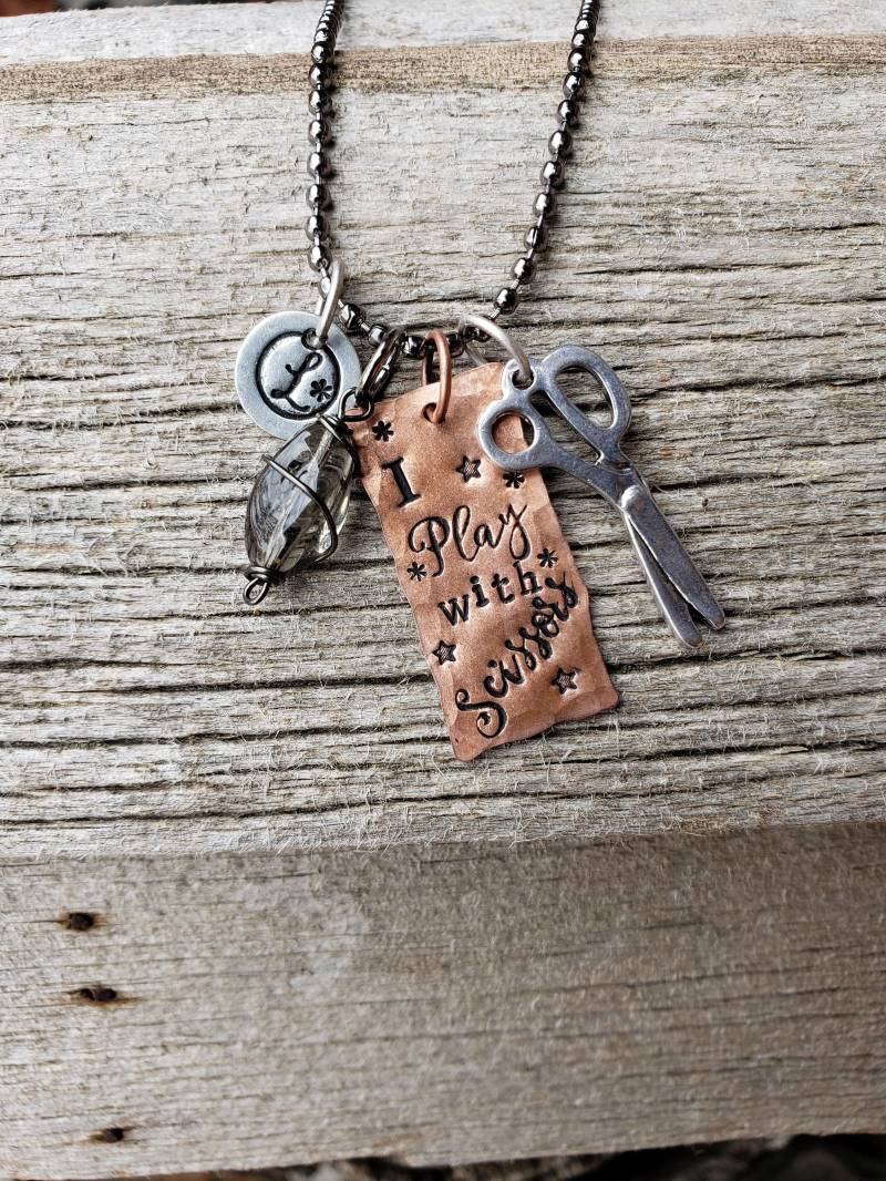 Friseur Halskette; Personalisierter Schmuck; Zitat Friseur Halskette; Personalisierter Schmuck; Zitat von CharmingSarabella