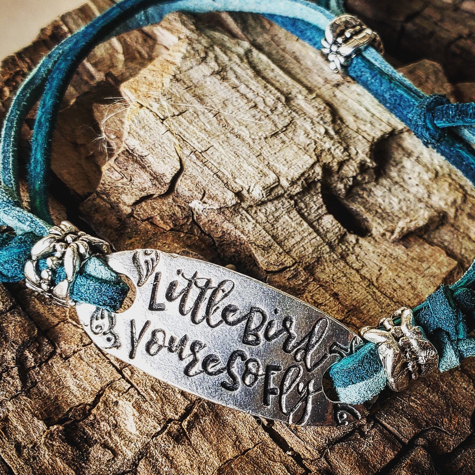 Kleiner Vogel, Den Du So Fliegt; Lederarmband; Eltern Zu Tochter von CharmingSarabella