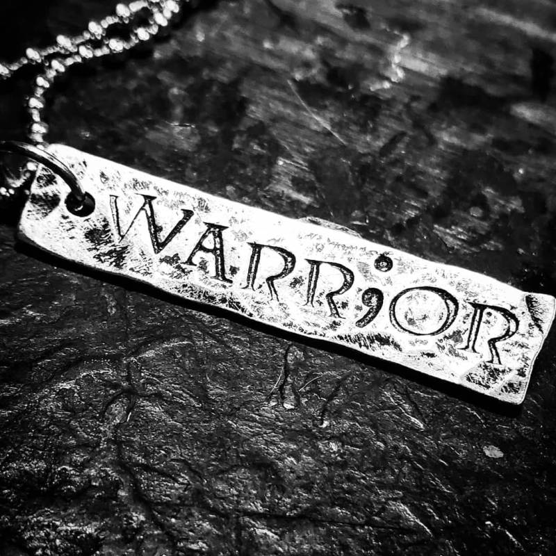 Krieger Halskette; Semikolon Krieger Halskette; Semikolon von CharmingSarabella