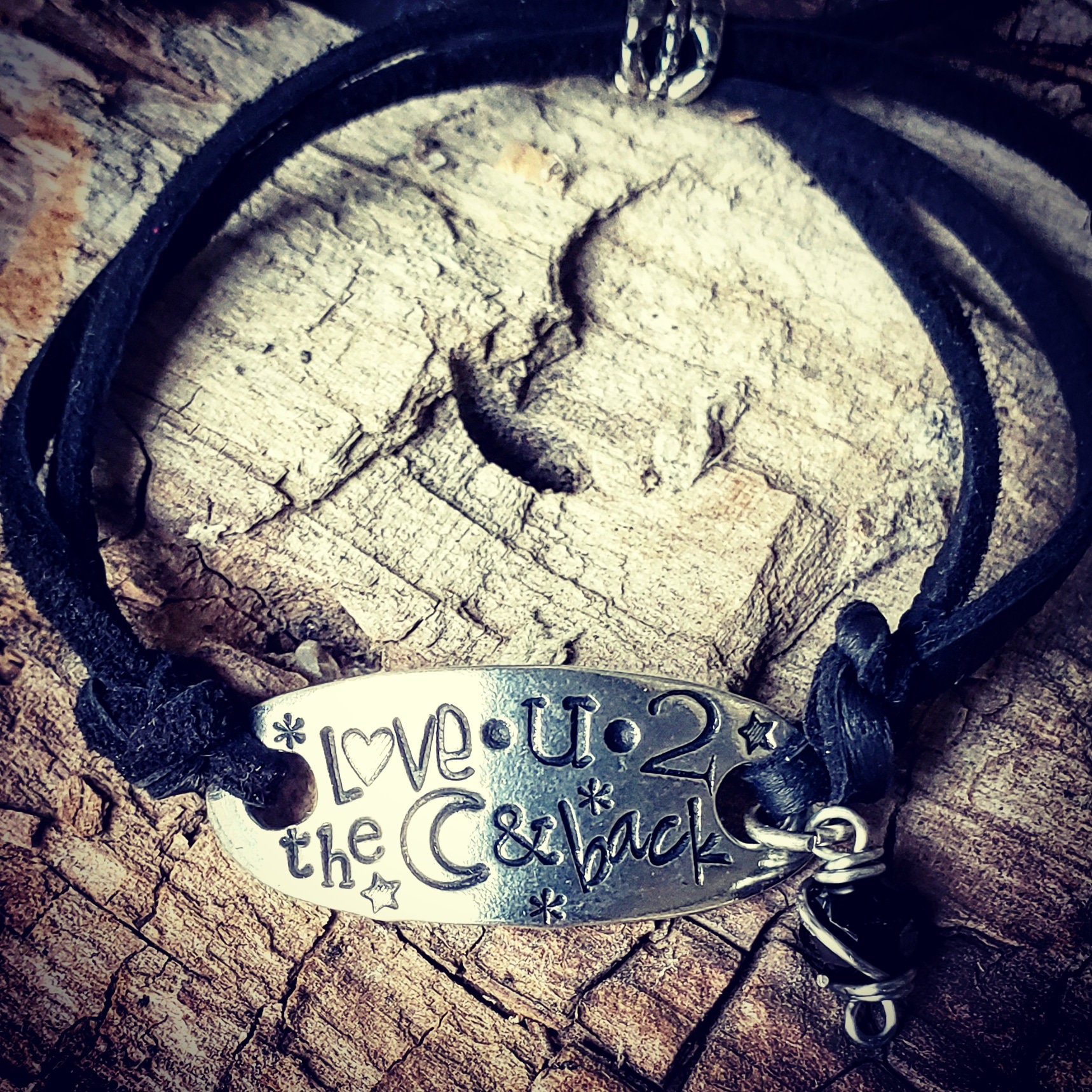 Liebe Dich Zum Mond Und Zurück Armband Liebe Dich Zum Mond Und Zurück Armband von CharmingSarabella