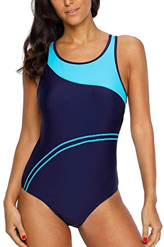 CharmLeaks Women's Pro Athletic One Piece Swimsuit Racerback One Piece Swimwear von Charmleaks