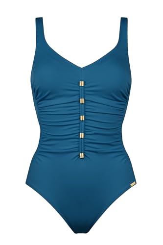 Charmline Shapewear Badeanzug mit Softcups Oceanblue 48 C von Charmline