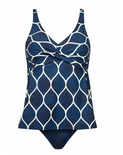 Charmline Tankini mit Softcups Wave-Cream 44 C von Charmline