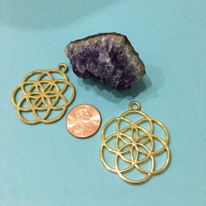 Samen Des Lebens 2Er Set | 02 Vergoldete Anhänger-Charms von CharmsJC