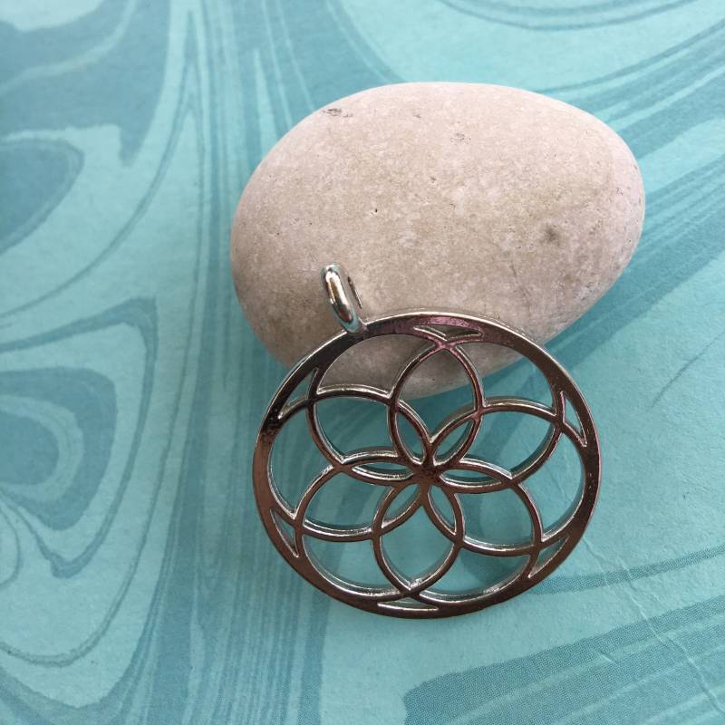 Seed Von Life Satz Zwei | 02 Silber Vergoldet Anhänger-Charms von CharmsJC