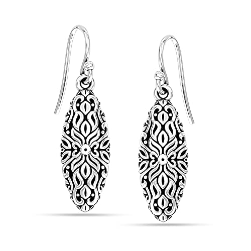 Charmsy Damen-Ohrringe aus 925er Sterlingsilber, leicht, filigran, Tropfenform, Sterling Silber, Kein Edelstein von Charmsy Silver