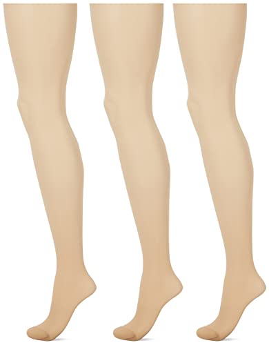 Charnos Damen 15 Denier Tight 3PP Strumpfhose, 15 DEN, Beige (Champagner), 46 von Charnos